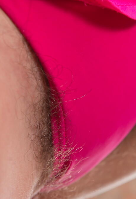 Seductive brunette hottie Polina denudes big tits and spreads her legs 